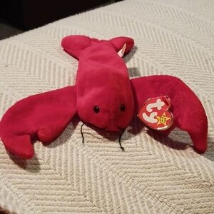 TY Beanie Baby Pinchers The Lobster Plush Collectible
